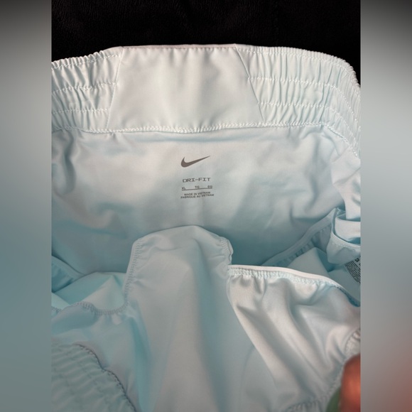 Nike Women's Light Blue Shorts - Picture 5 of 5